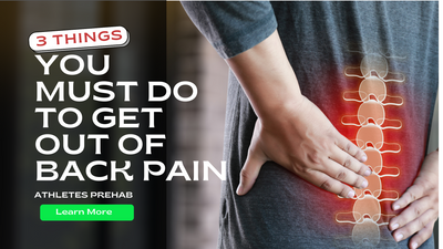 3 Things You Must Do To Get Out Of Back Pain!
