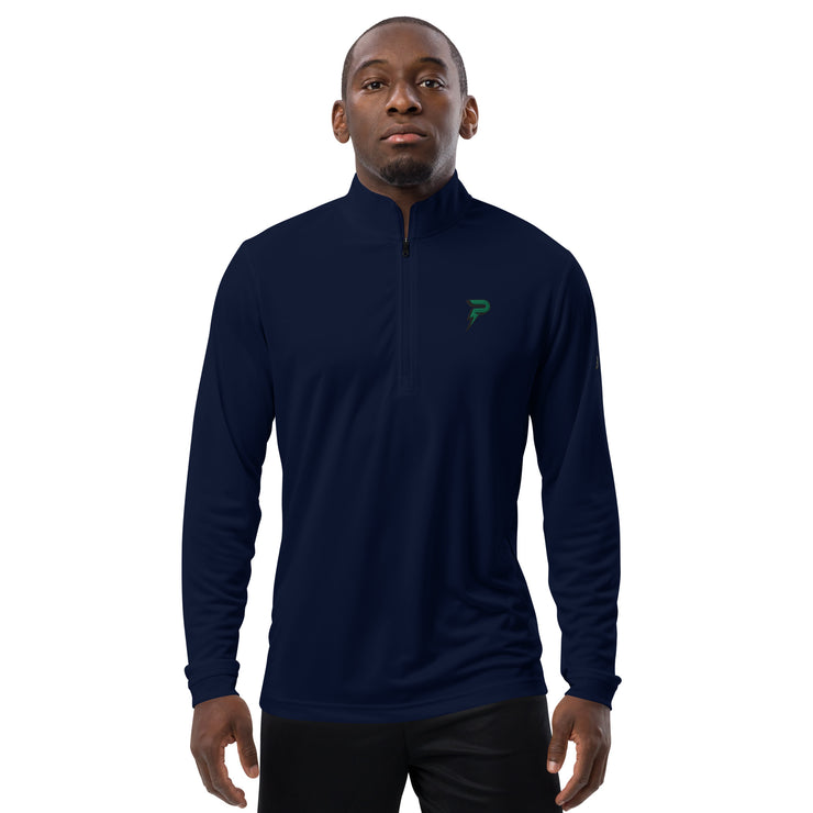 P Logo Quarter zip pullover