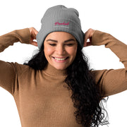 Organic Logo ribbed beanie