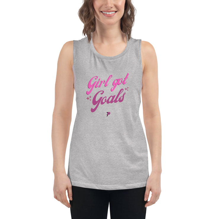 Ladies’ Girls Got Goals Muscle Tank