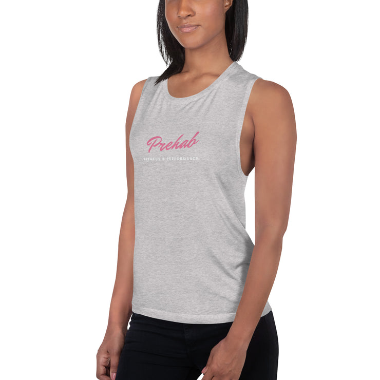 Ladies’ Prehab Logo Muscle Tank