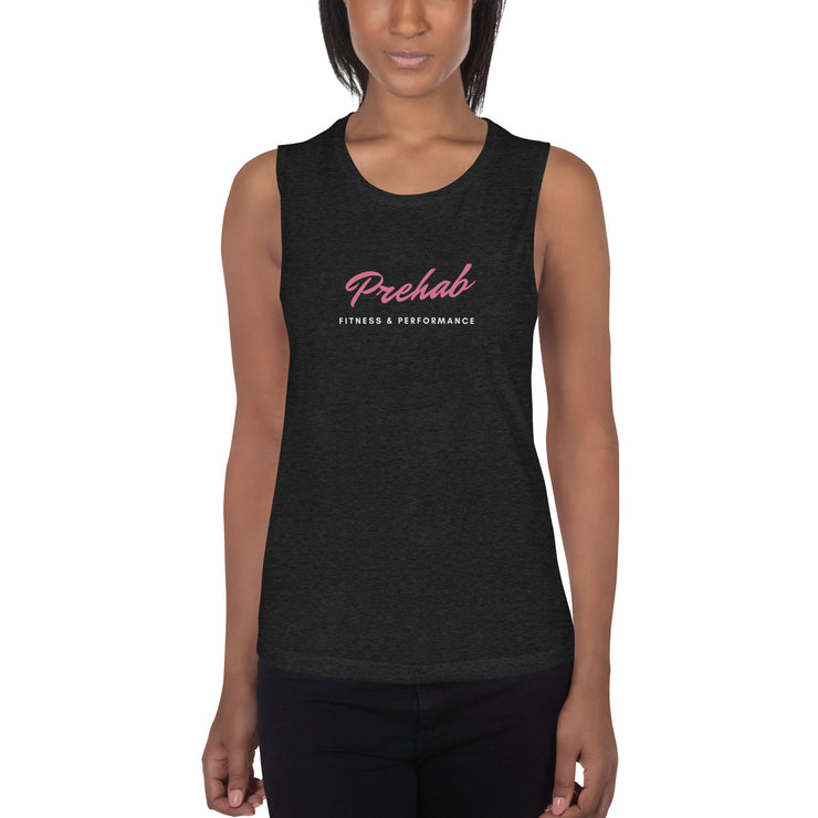 Ladies’ Prehab Logo Muscle Tank