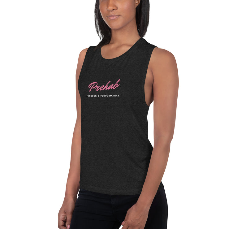 Ladies’ Prehab Logo Muscle Tank