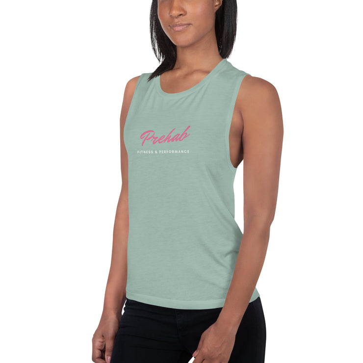 Ladies’ Prehab Logo Muscle Tank