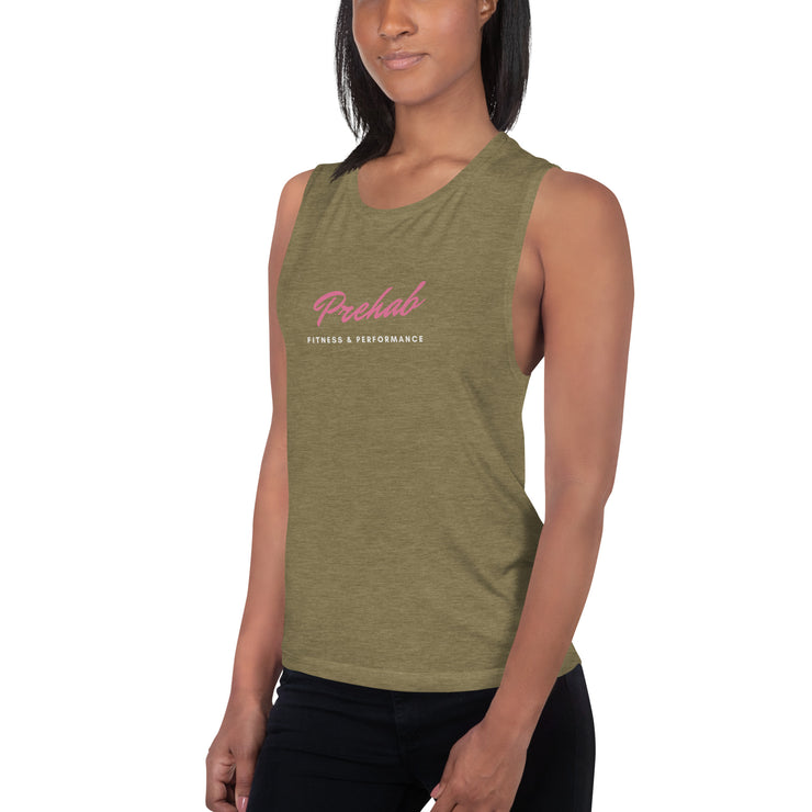 Ladies’ Prehab Logo Muscle Tank