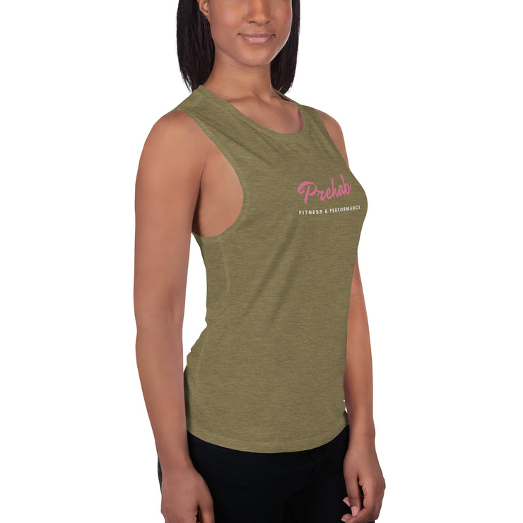 Ladies’ Prehab Logo Muscle Tank