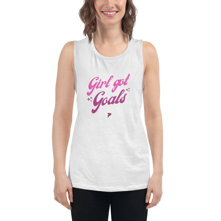 Ladies’ Girls Got Goals Muscle Tank