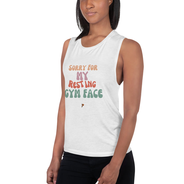 Ladies’ Resting Gym Face Muscle Tank