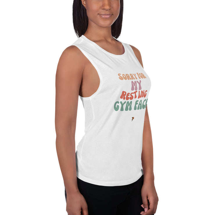 Ladies’ Resting Gym Face Muscle Tank